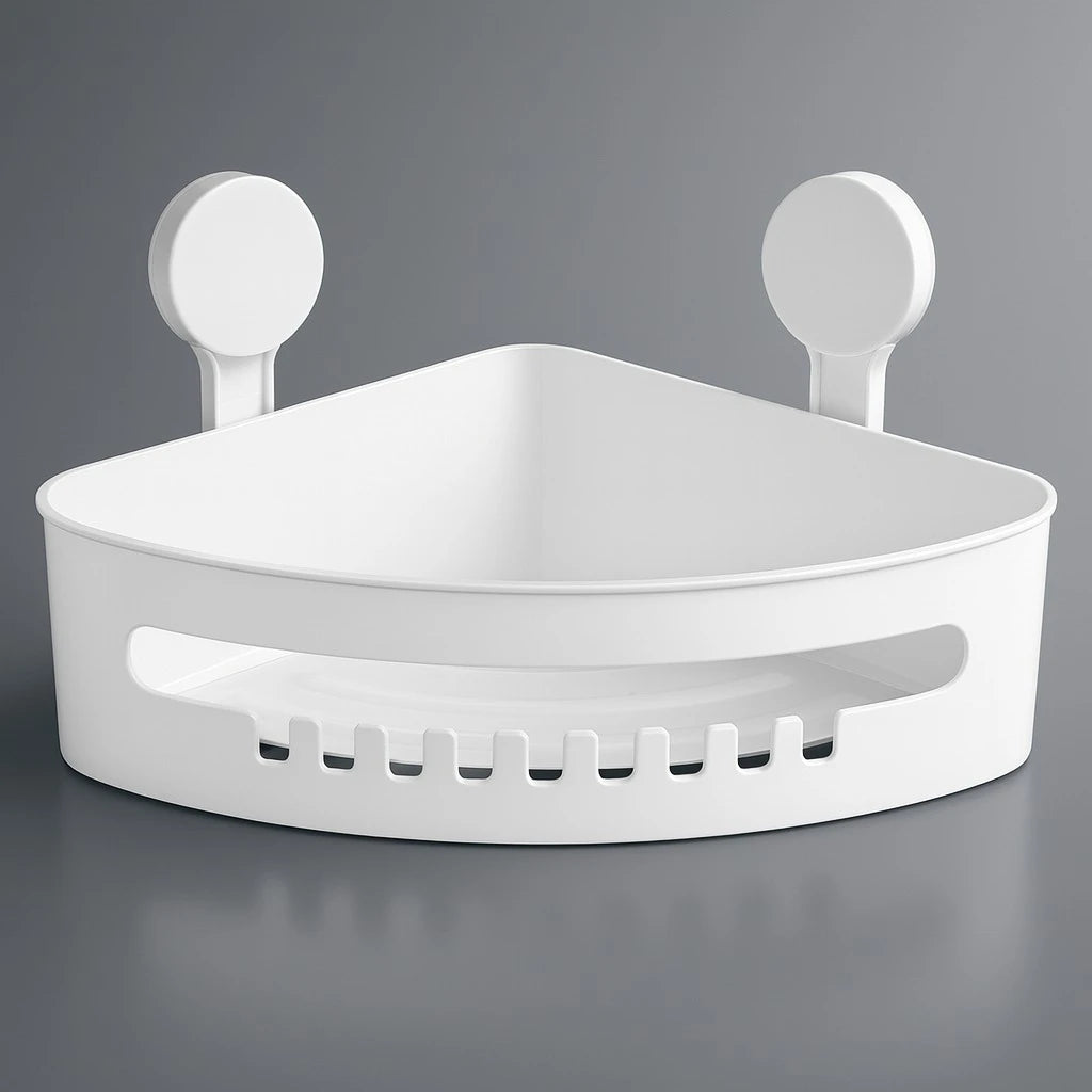 Corner Suction Bathroom Shelf