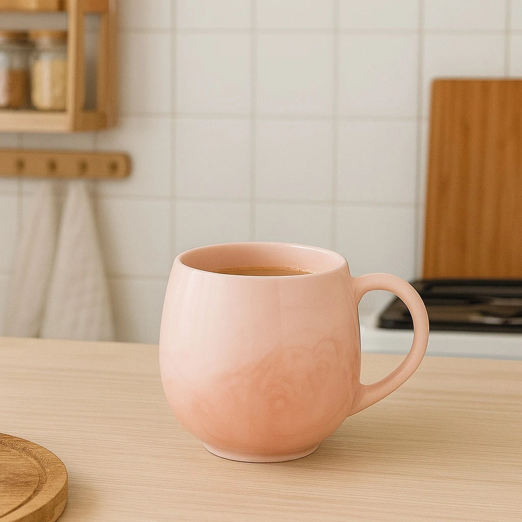 Pink Marble Ceramic Mug