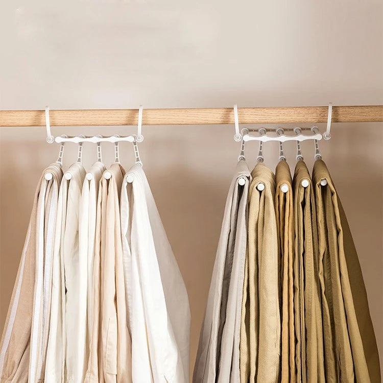 5 Rod Pull Out Pants Hanger Rack