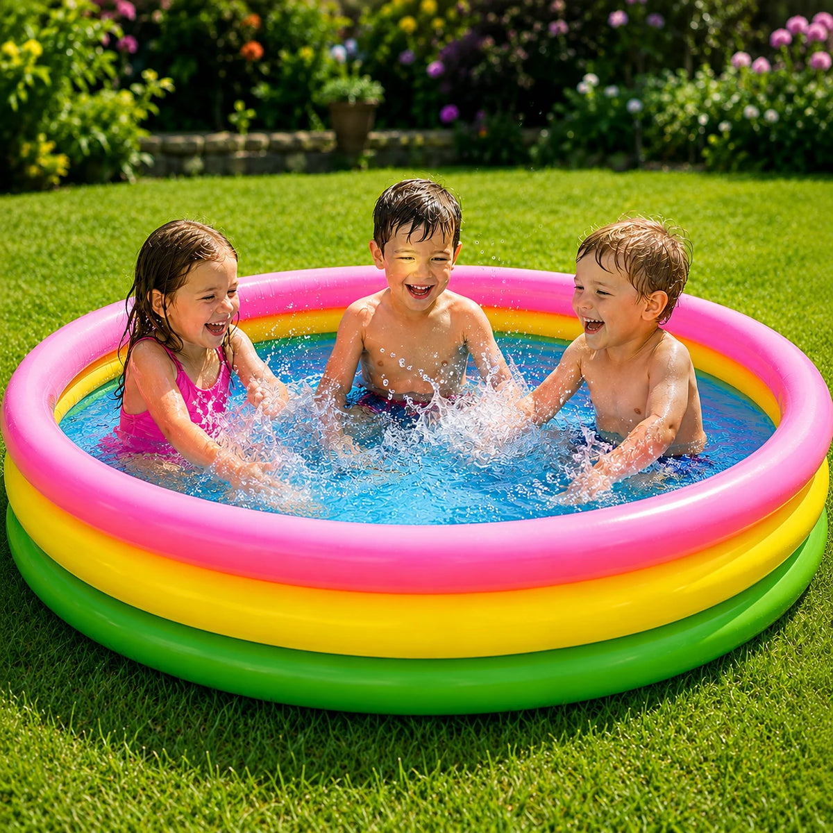 Inflatable Kiddie Pool Family Garden Beach Swimming Pool Children Water Play Pool Big