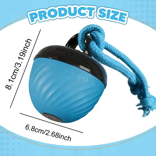 Rechargeable Interactive Dog Ball with Rope