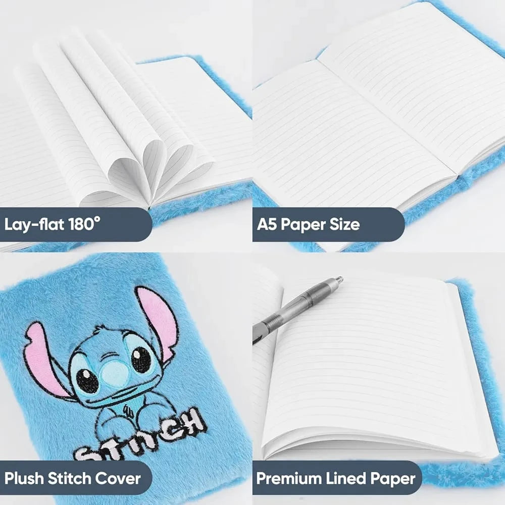 Plush Stitch Notebook A5 Size – Suitable for Traveling, Easy to Carry - Image 12