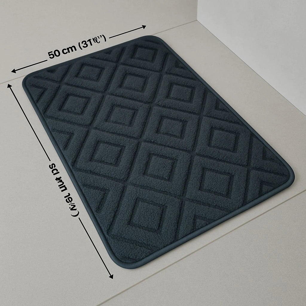 Modern Geometric Pattern Carpet – 80×50 cm