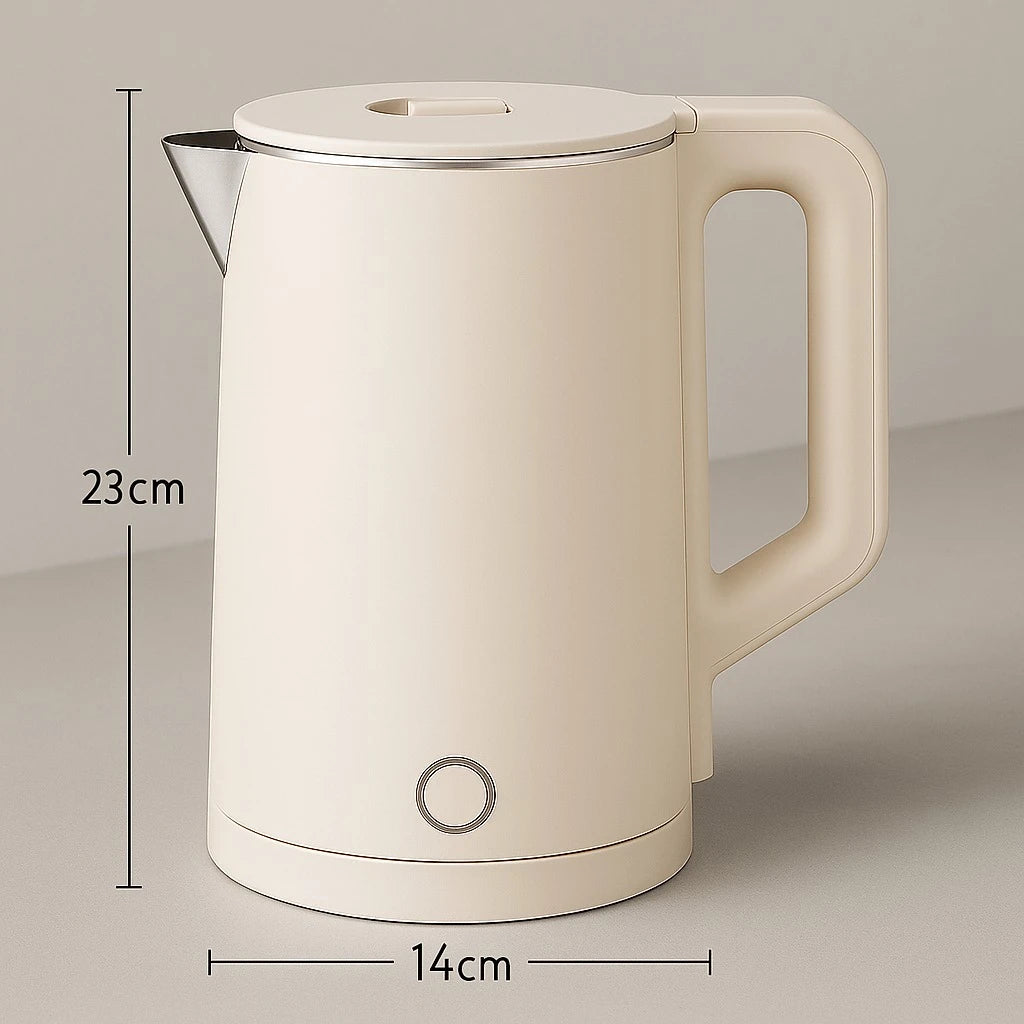 Electric Kettle 2.3L Fast Boil Stainless Steel Design for Tea Coffee & Hot Water