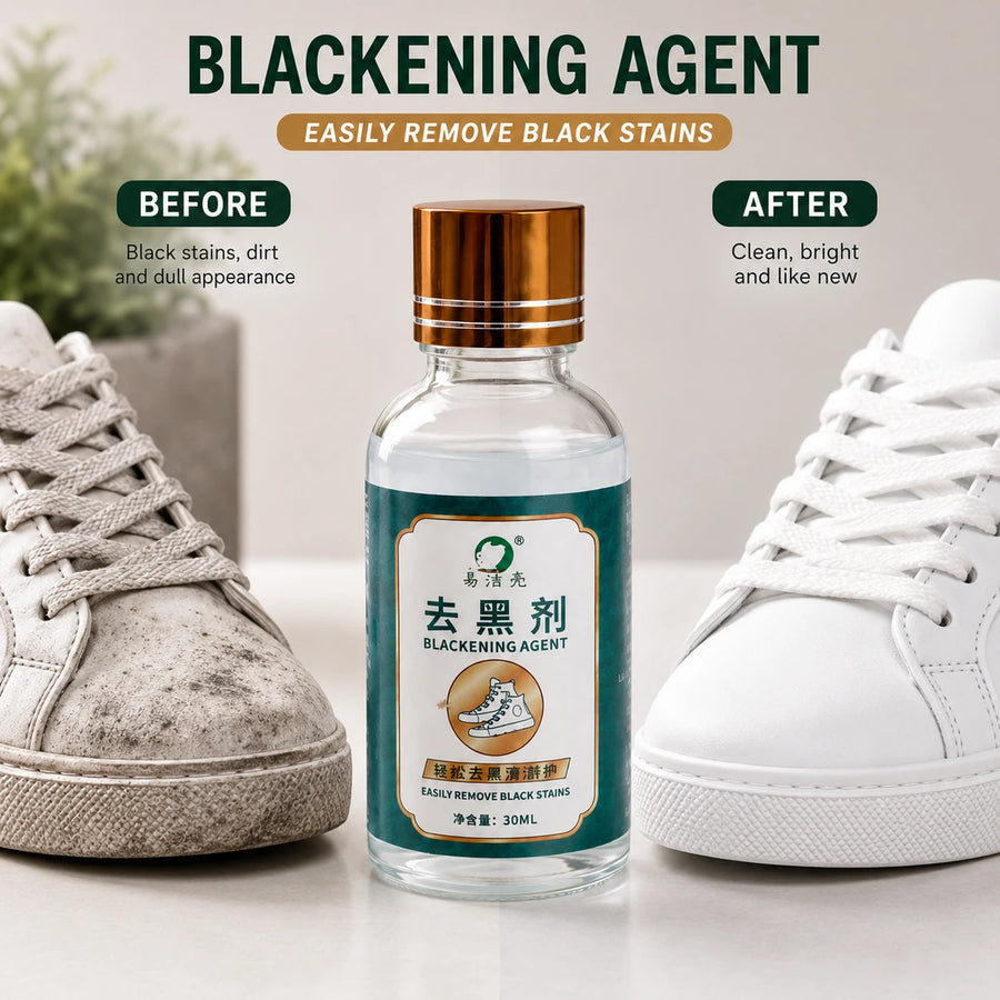 Shoe Black Stain Remover 30ml Leather Canvas Rubber Sneaker Cleaning Solution Shoe Whitening Cleaner