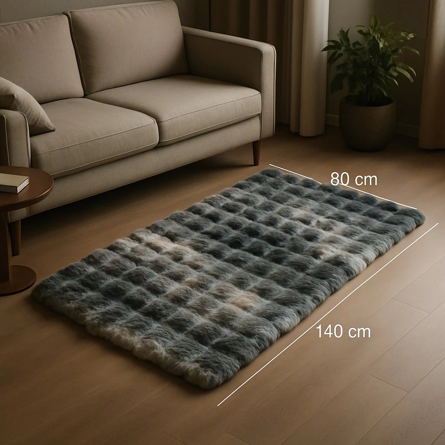 Luxury Bubble Plush Carpet 140×80 cm