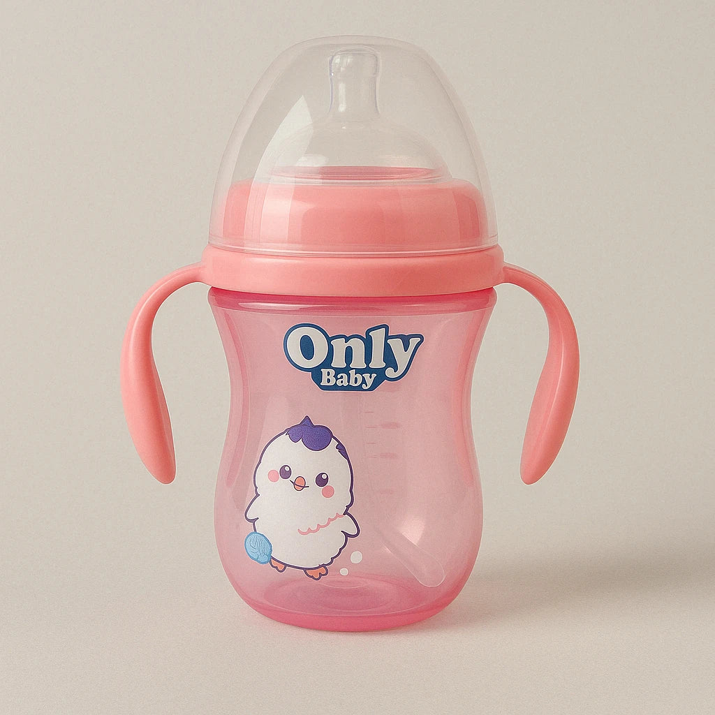 Handled Baby Bottle Cup