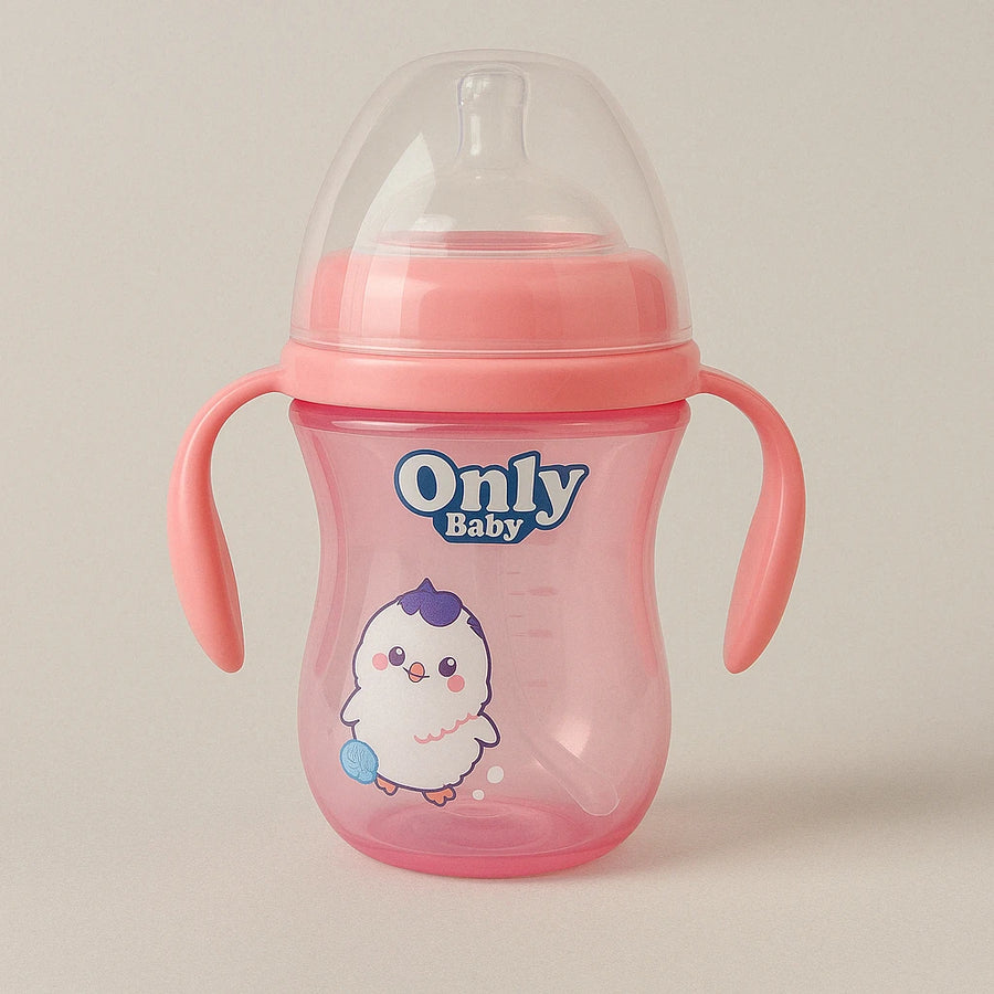 Handled Baby Bottle Cup