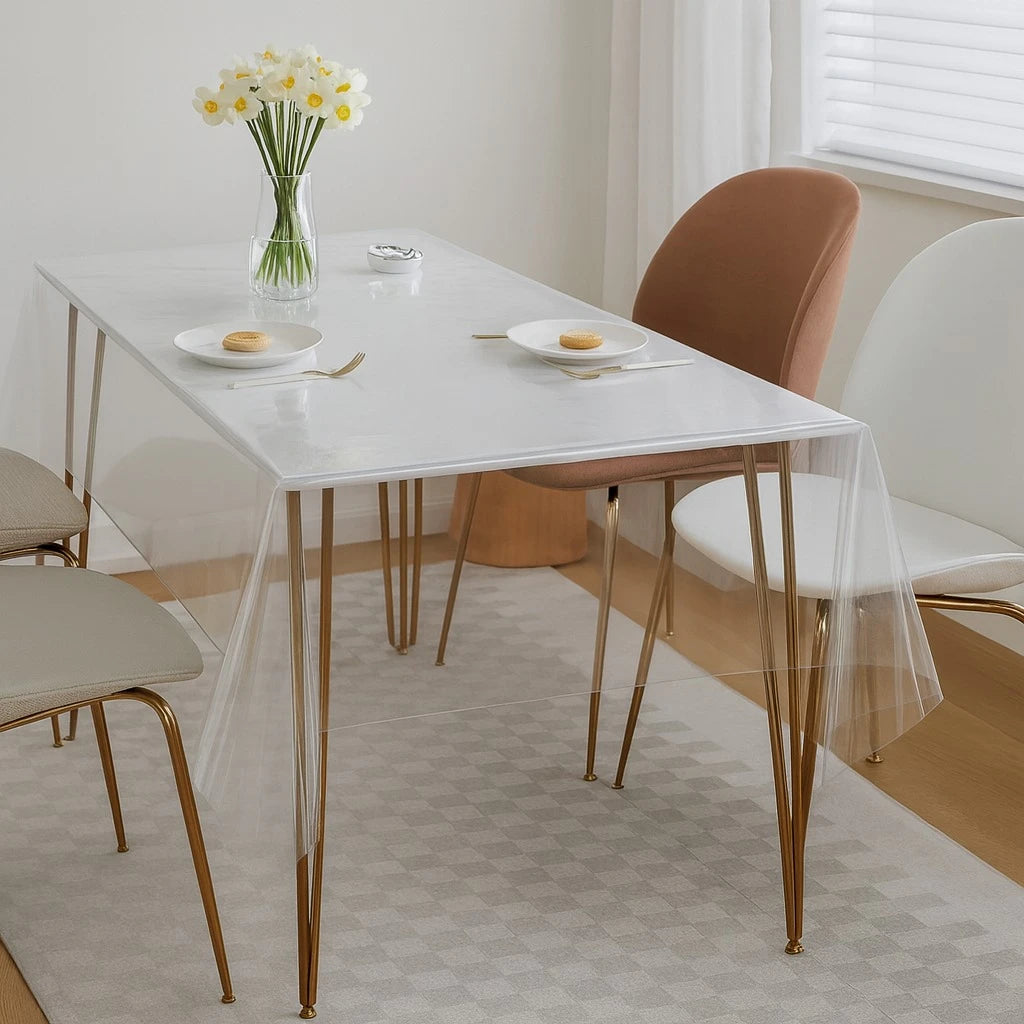 EB Home Tablecloth – Clear Transparent Protector (100% PVC)