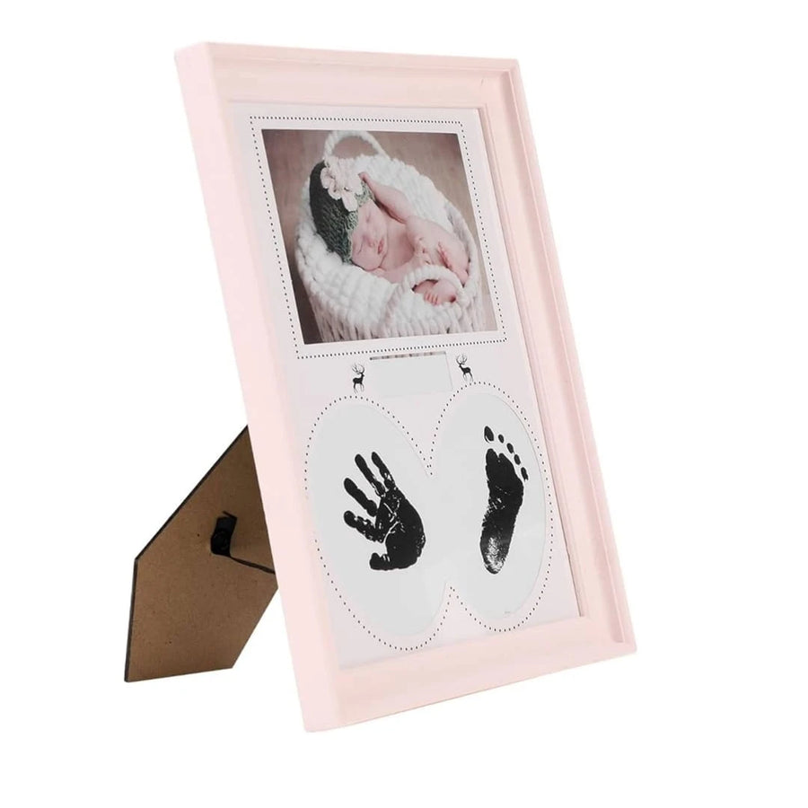 Baby Handprint Footprint Photo Frame Memory Keepsake Picture Frame Newborn Baby Photo Memories Display Frame