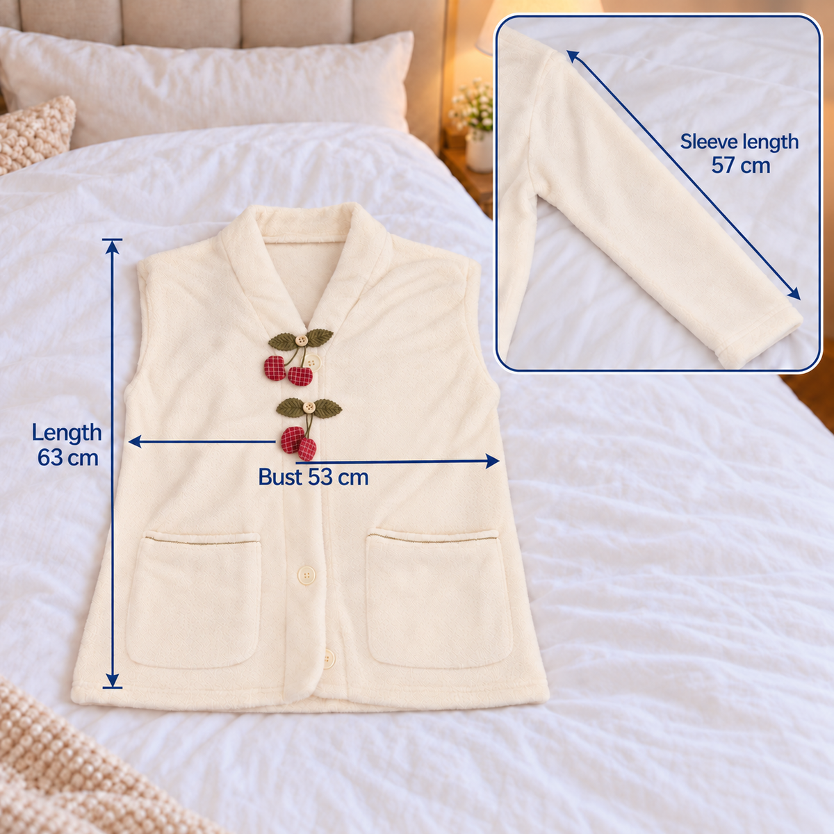 Warm Two Piece Winter Pajama Set