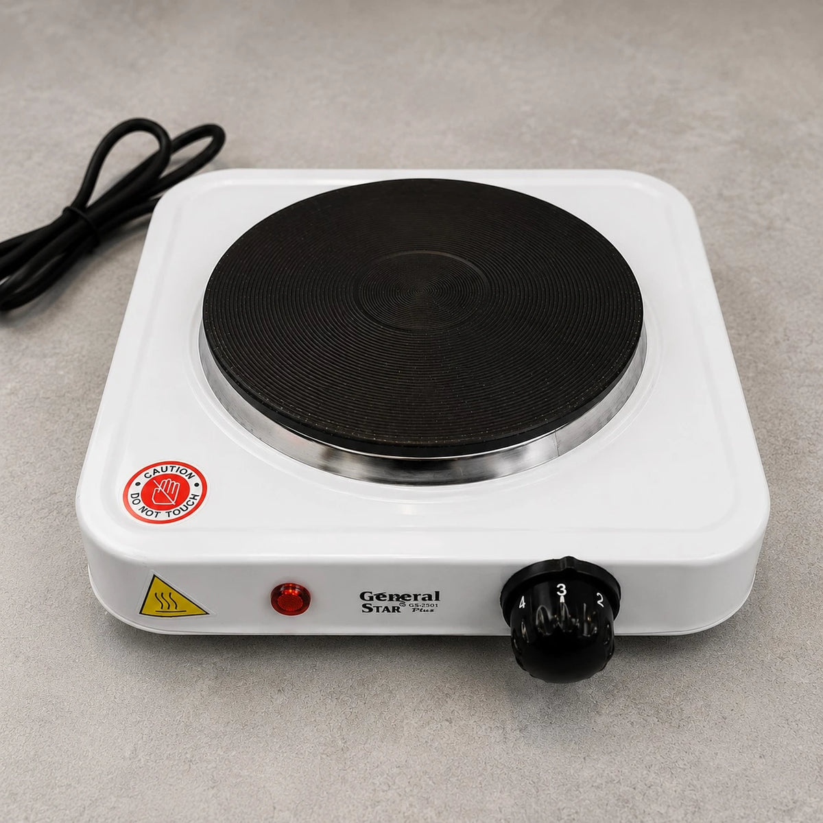 Electric Cooking Plate Single Burner Hot Plate Portable Electric Stove Countertop Cooker 1000W Heating Plate