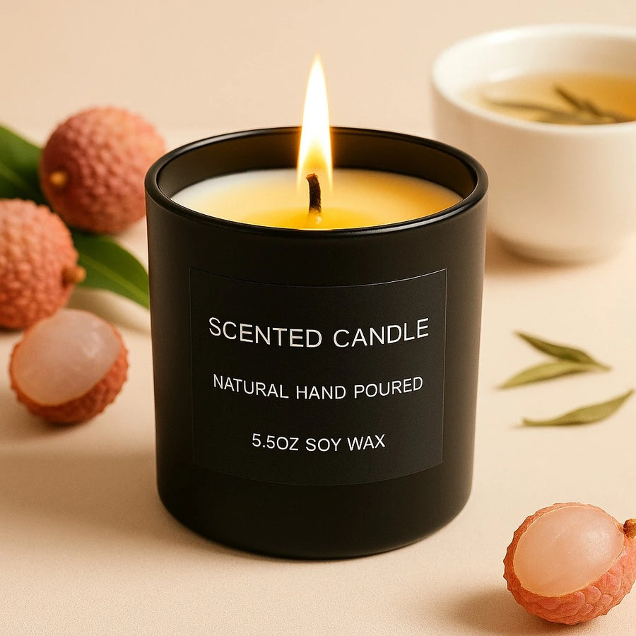 Black Jar Scented Soy Candle