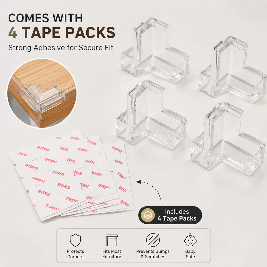 Transparent Corner Protector Furniture Edge Guard Baby Safety Corner Guards