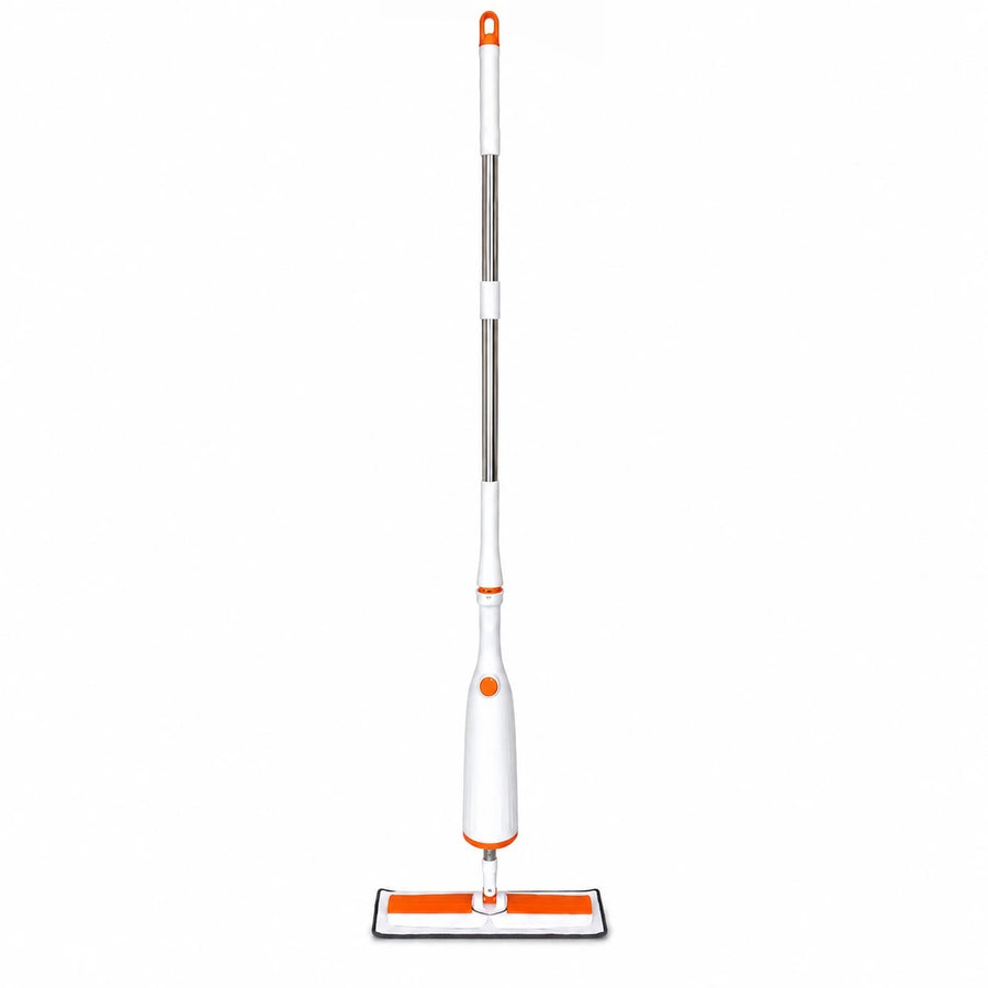 Flat Squeeze Spray Mop with Refillable Water Tank Microfiber Cleaning Pad 360° Rotating Head Floor Cleaning Mop