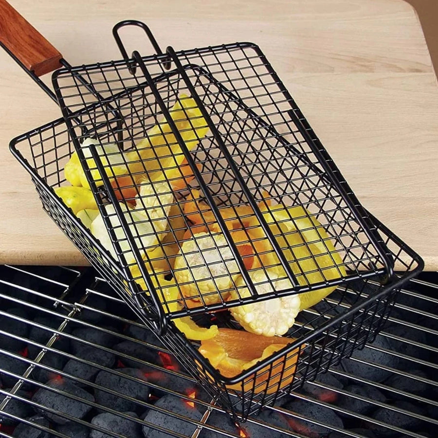 Nonstick Metal Grilling Rack BBQ Fries