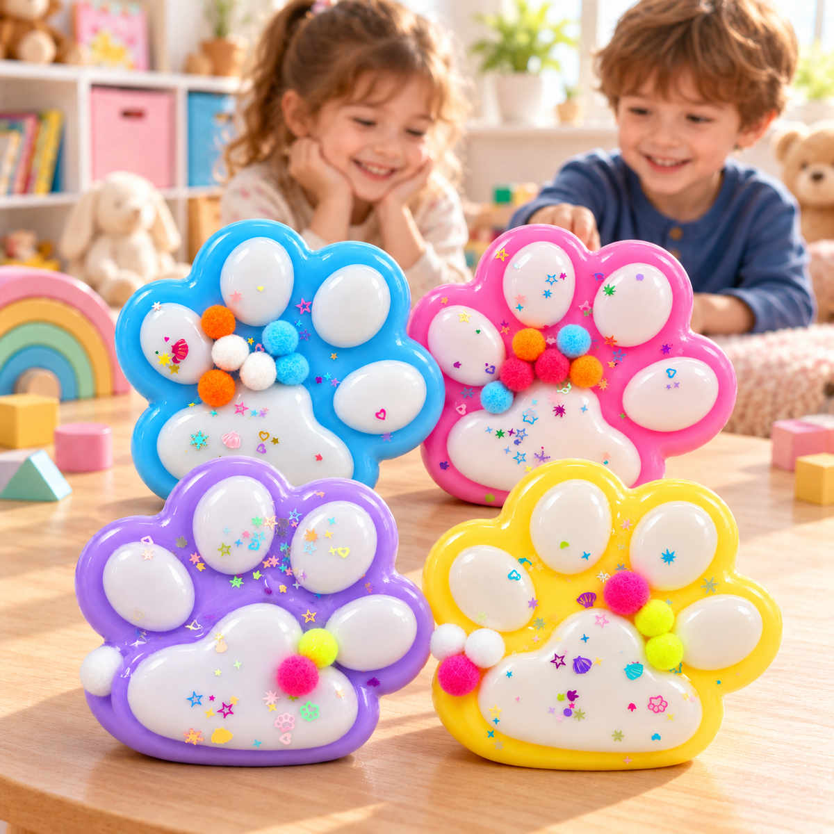 Paw Shaped Sensory Squishy Toy