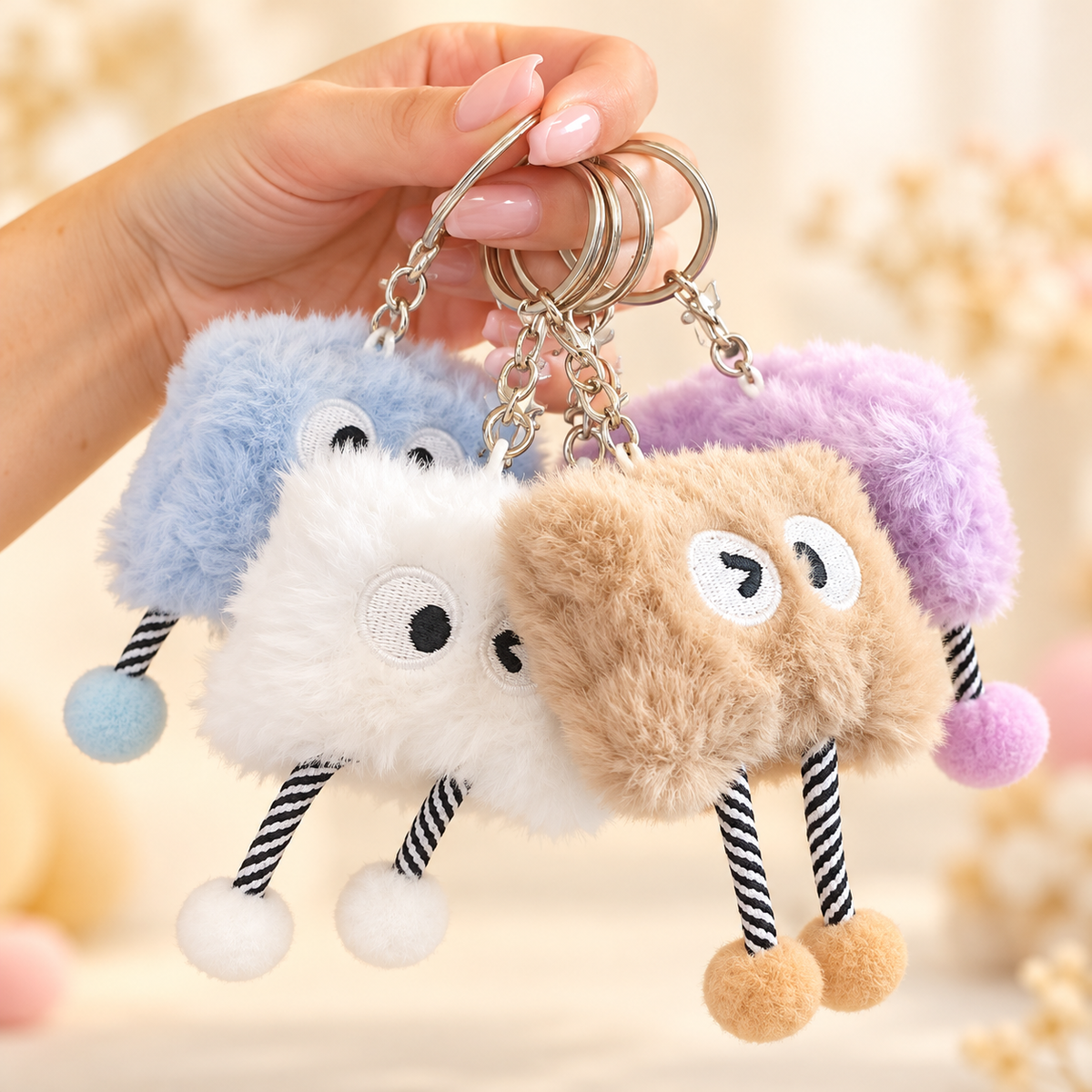 Fluffy Sound Keychain