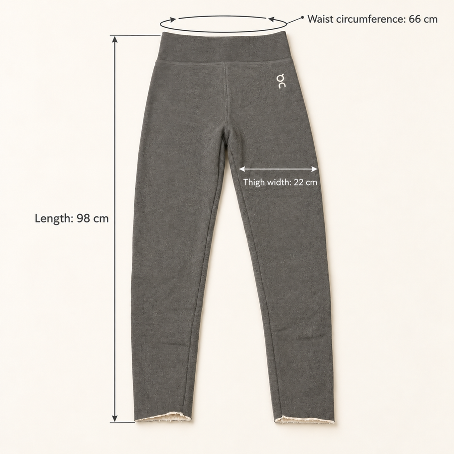 High Waisted Sherpa Lined Thermal Leggings