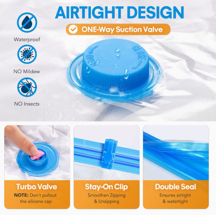 Vacuum Storage Bags Set of 5
