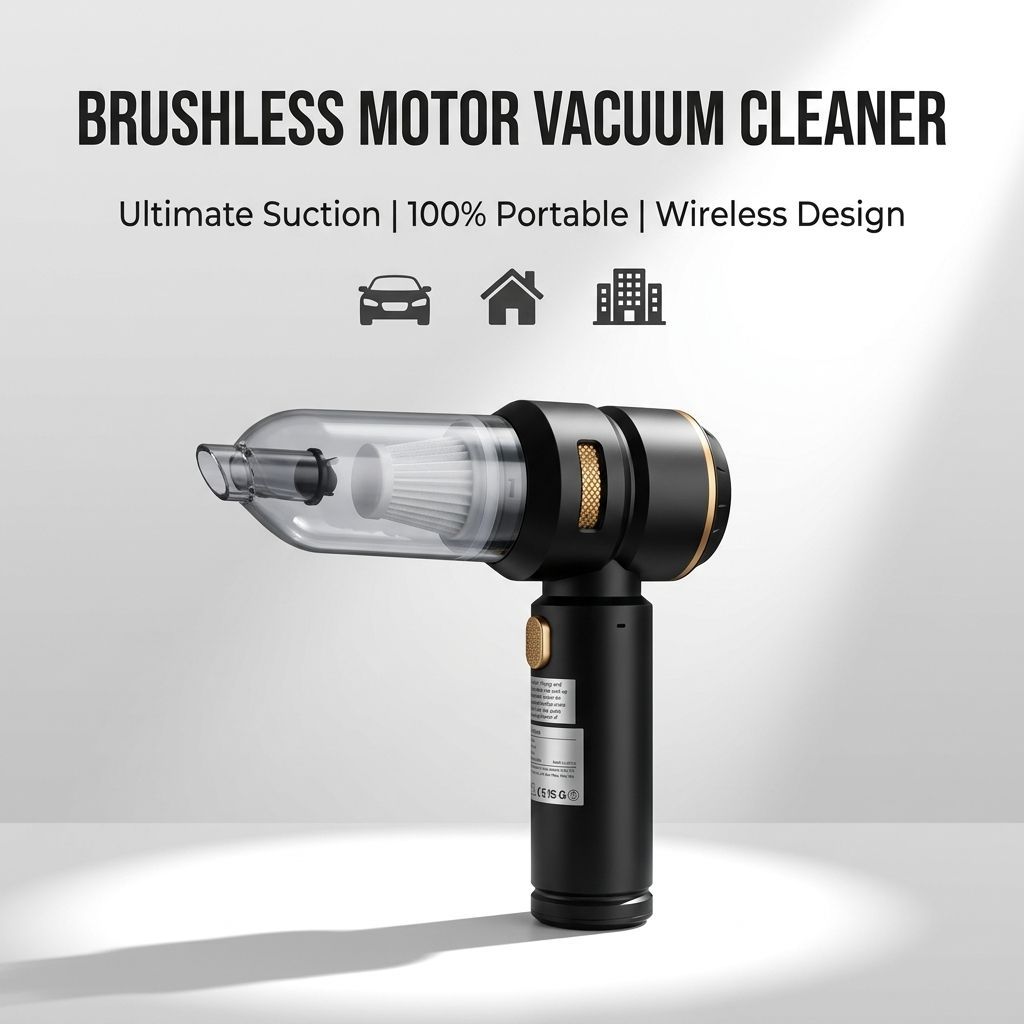 4 in 1 Cordless Handheld Vacuum Cleaner with Blower and Inflator