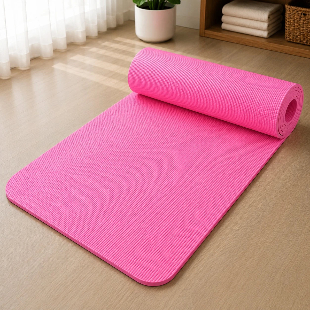 EVA Yoga Mat Non Slip Exercise Mat Fitness Workout Mat Pilates Stretching Home Gym Mat 170 × 60 cm - Image 5