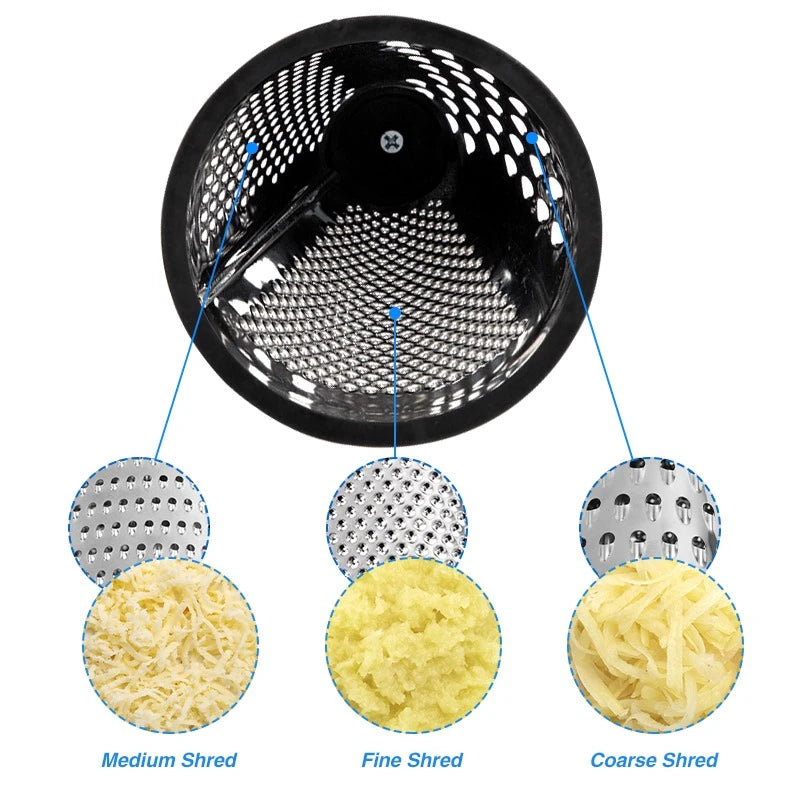 Stainless Steel Cone Grater with Wooden Handle - Image 7