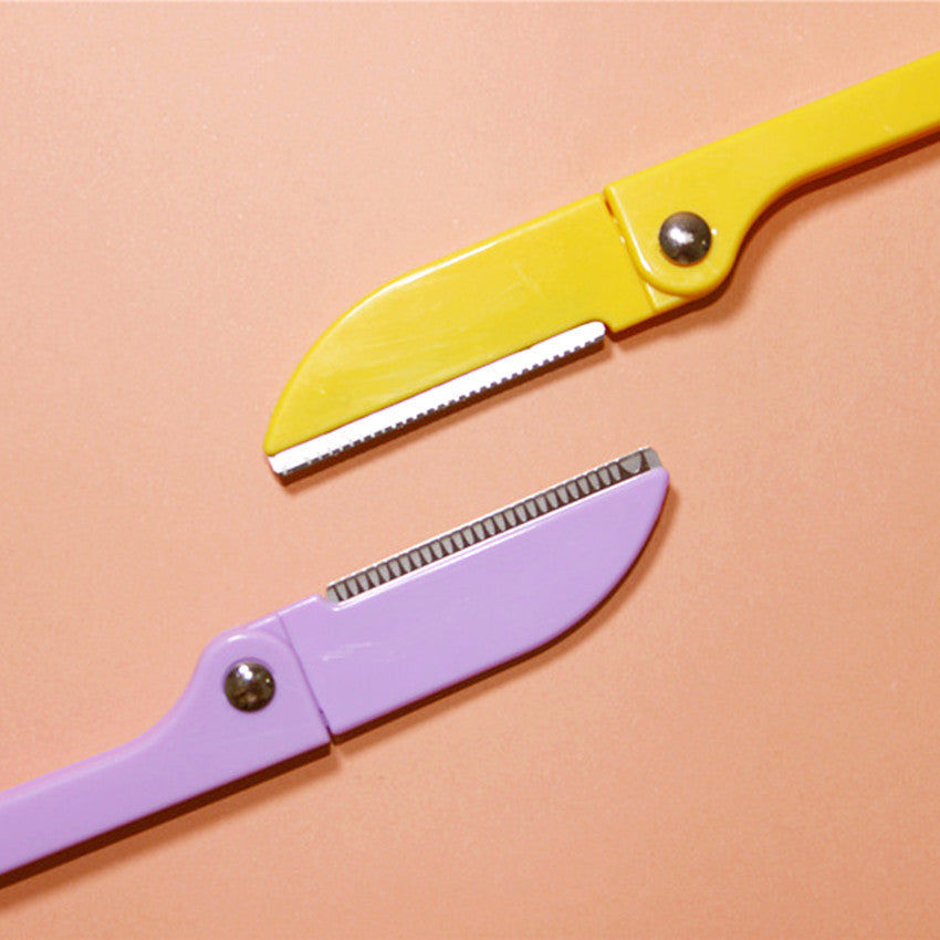 3 Piece Folding Eyebrow Razor Set