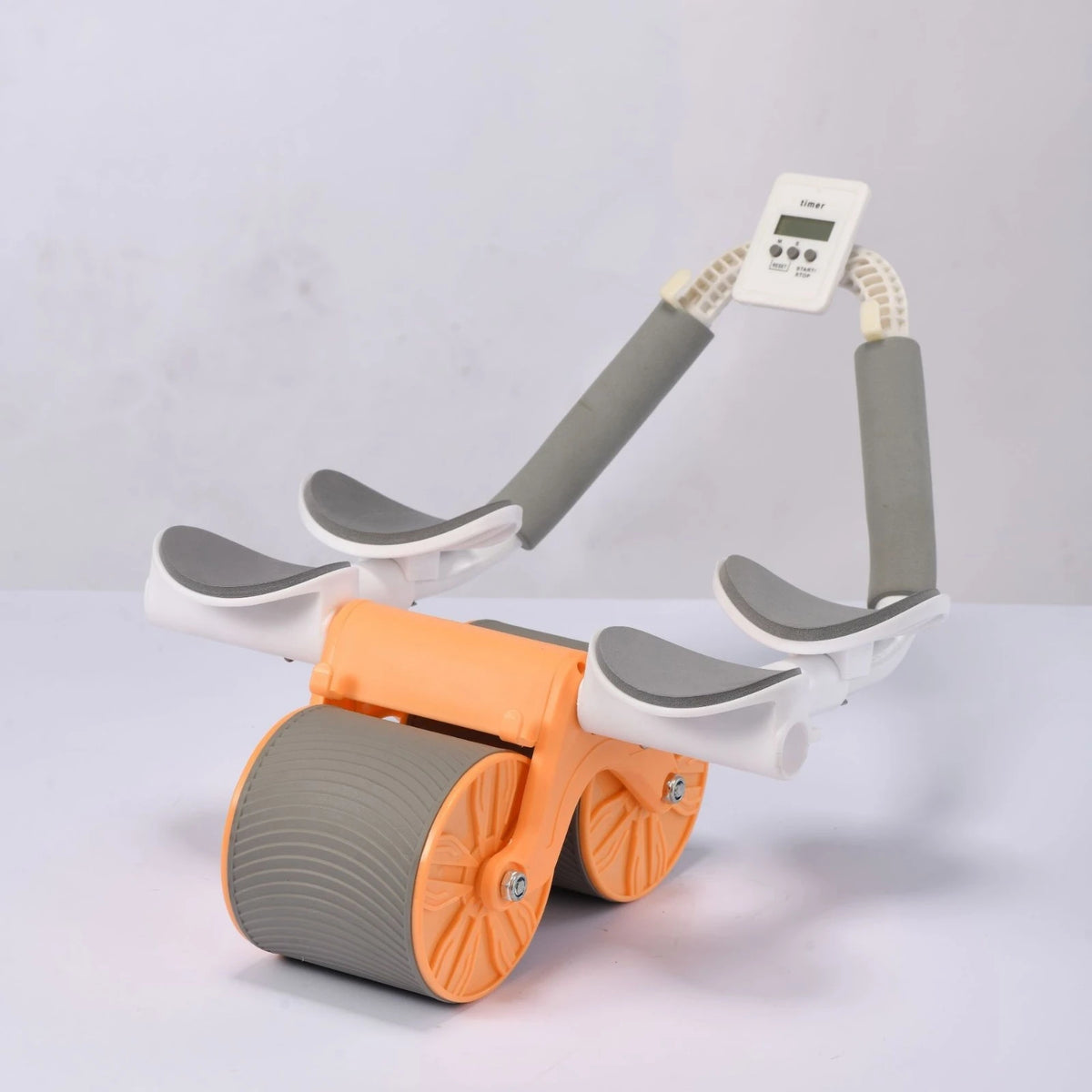 Multi Functional Abdominal Roller 4 Handles Home Gym Sports Fitness Core Trainer With Timer Adjustable Workout Equipment - Image 4