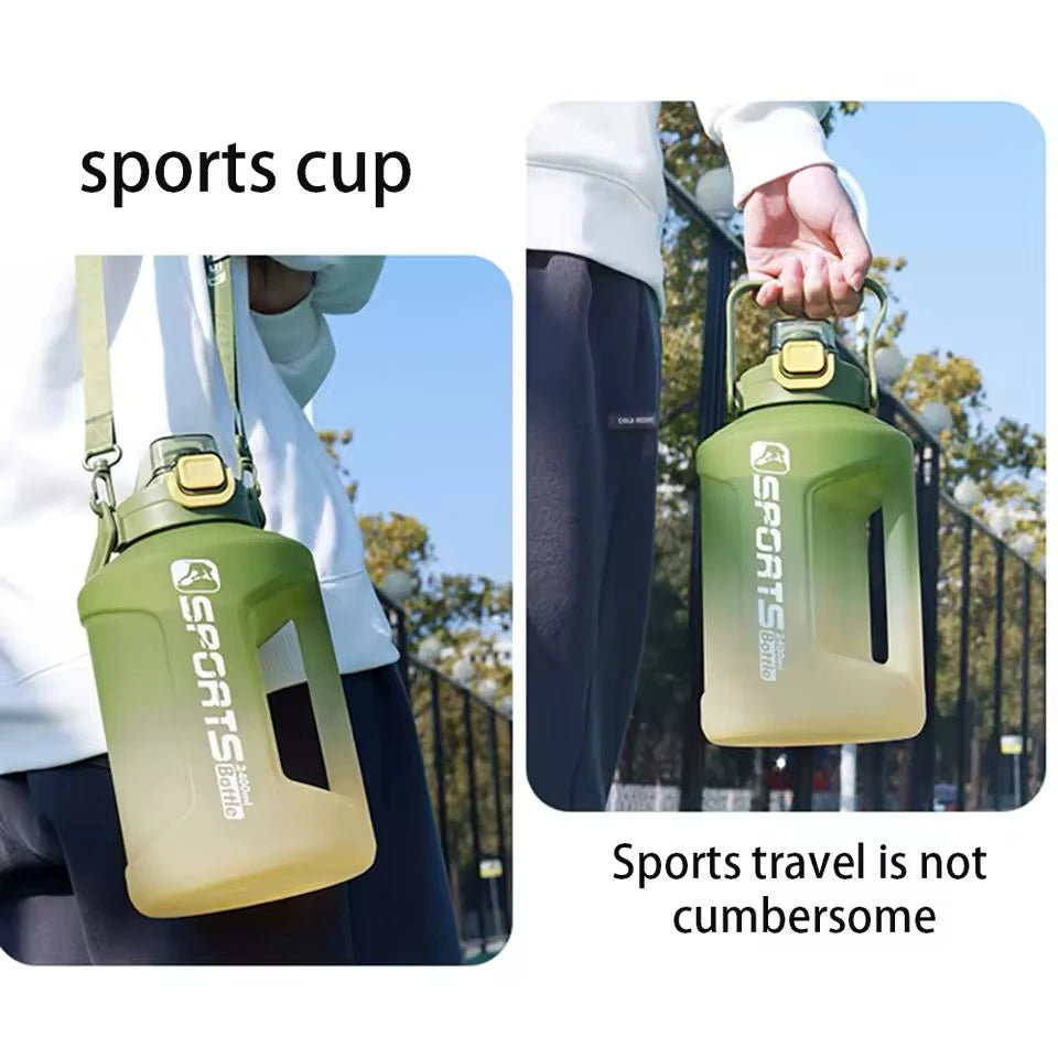 Gradient Sports Water Bottle 1.6L Large Capacity Motivational Water Bottle Fitness Gym Outdoor Drinking Bottle - Image 9