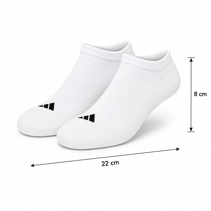Adidas Socks Pack Ankle Socks 3 Pairs Black White Ankle Socks Set Cotton Sports Casual