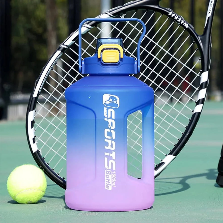 Gradient Sports Water Bottle 1.6L Large Capacity Motivational Water Bottle Fitness Gym Outdoor Drinking Bottle