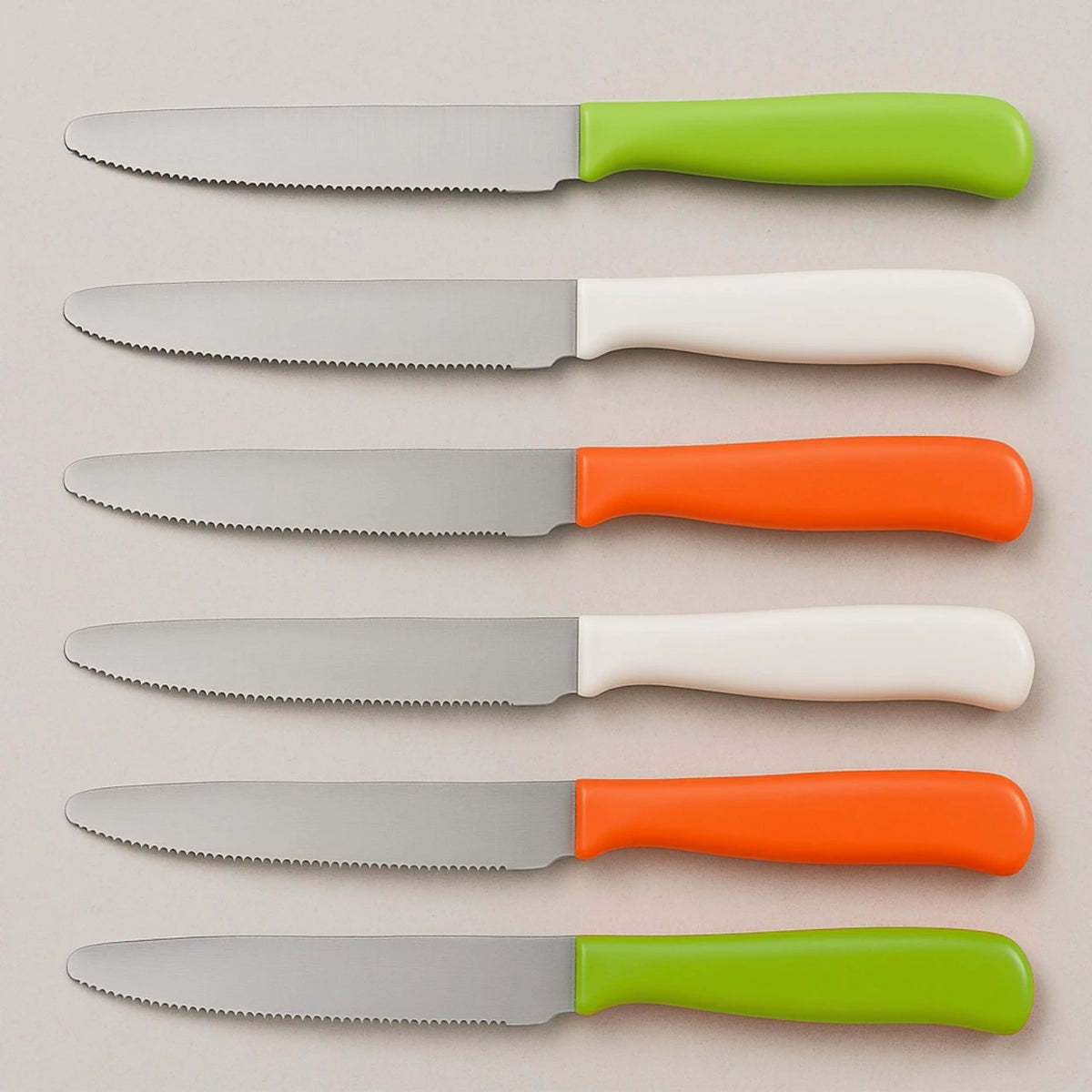 6 Pieces Serrated Knife Set