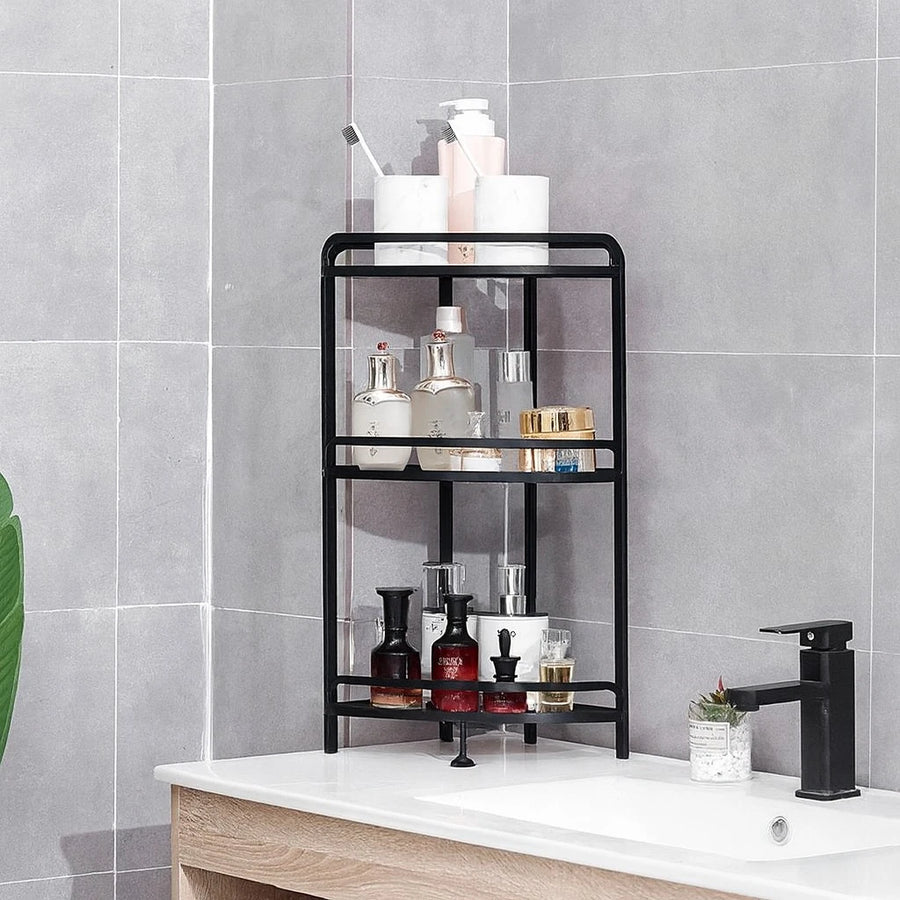 Three Tier Black Corner Organizer