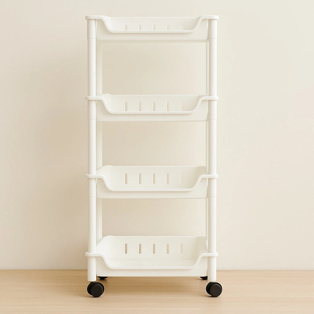 4 Tier Plastic Storage Rack