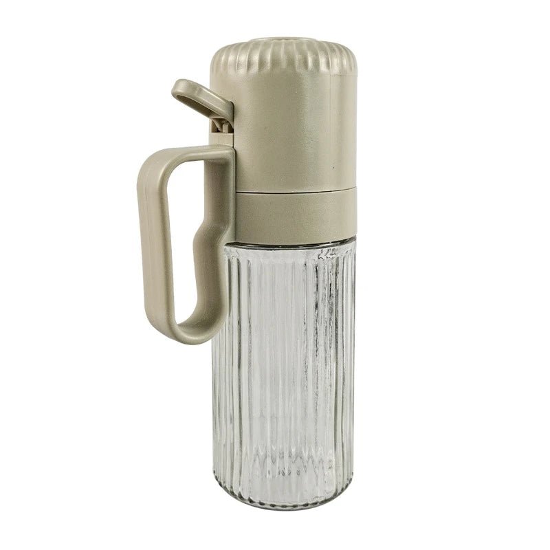Oil Sprayer Glass Bottle Olive Oil Dispenser Cooking Oil Mister Salad Dressing Bottle Vinegar Dispenser Kitchen Spray Bottle Air Fryer Oil Sprayer BBQ Grilling Bottle 230ml
