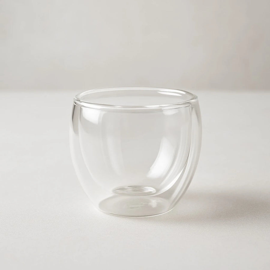 Double Walled Coffee Glass Espresso Cups set of 6