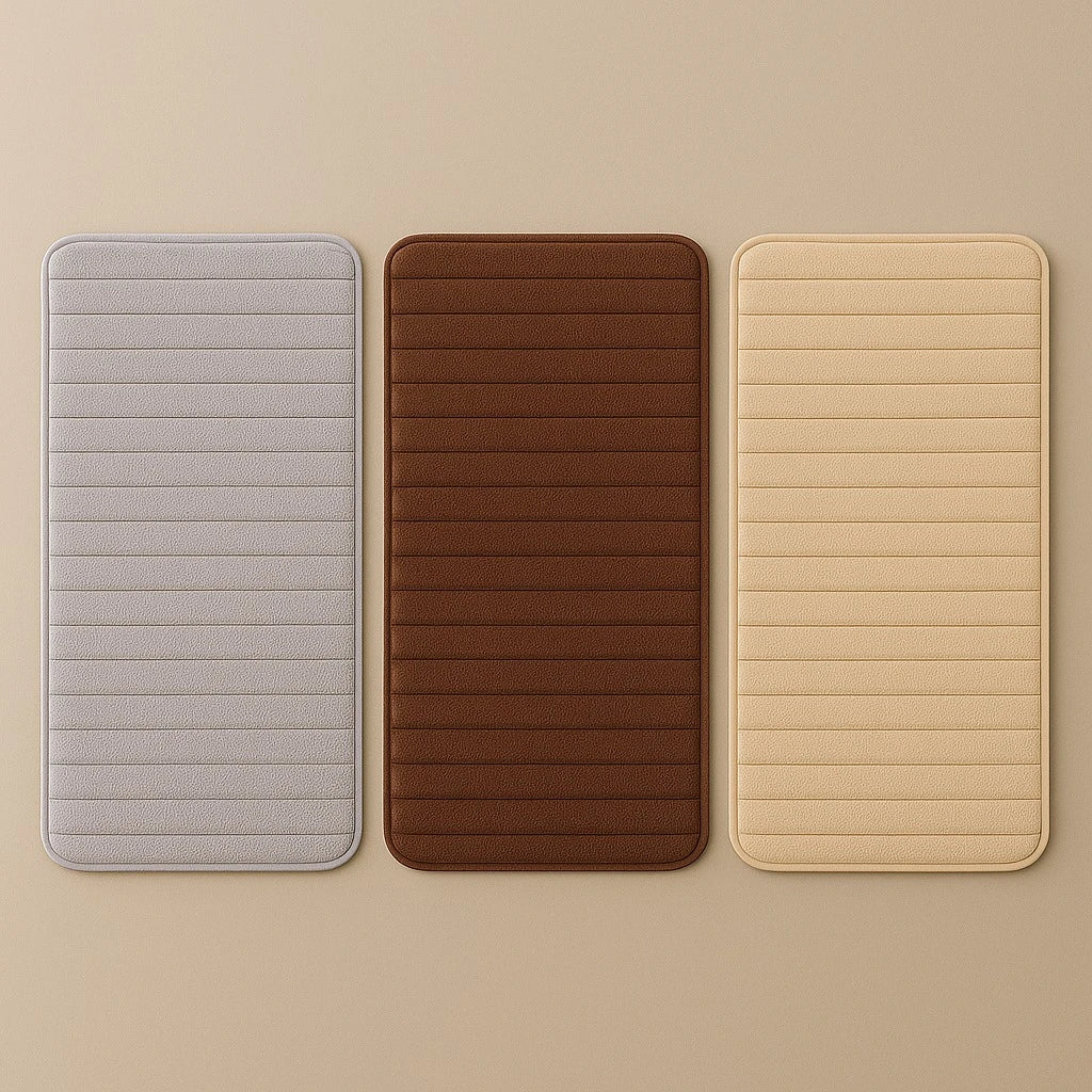 Set of 2 Ribbed Bath Mats - Image 2