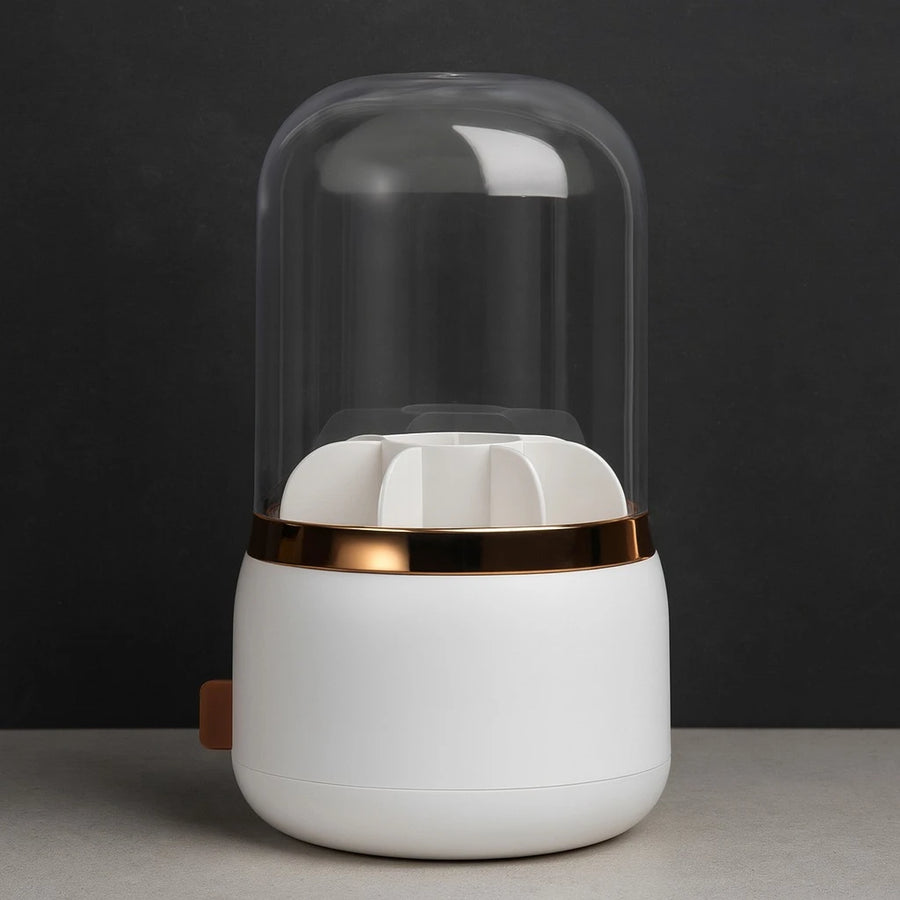 360° Rotary Makeup Brush Organizer