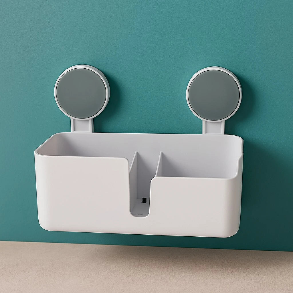Wall Mounted Organizer with Suction Cups