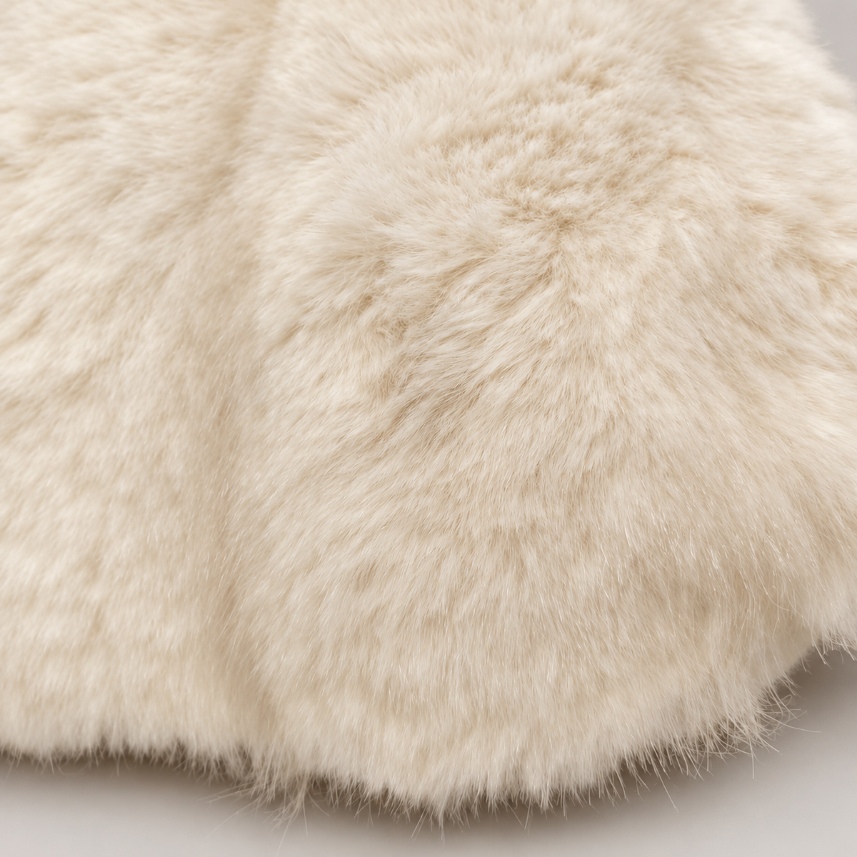 Faux Fur Decorative Cushion with Zipper