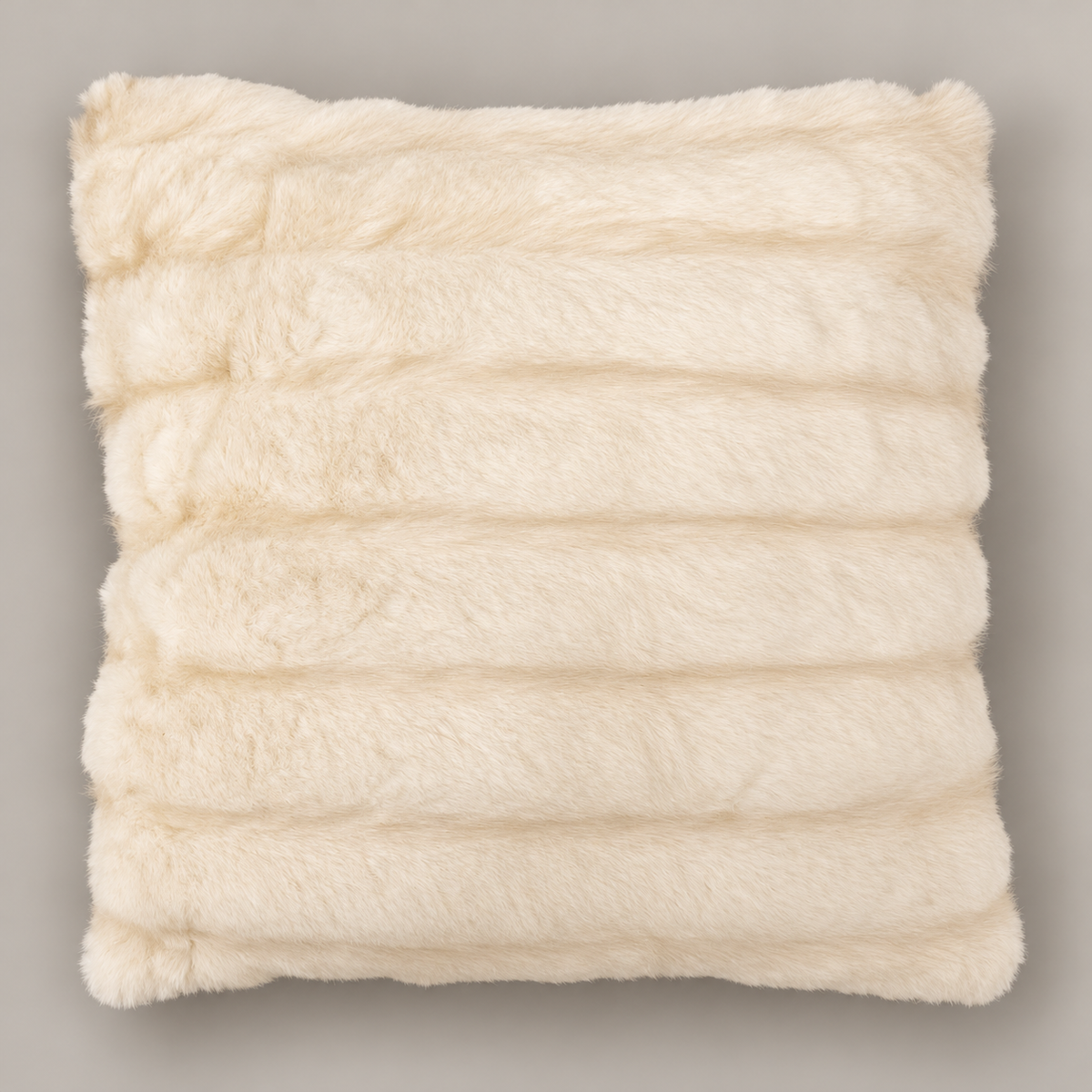 Faux Fur Decorative Cushion with Zipper
