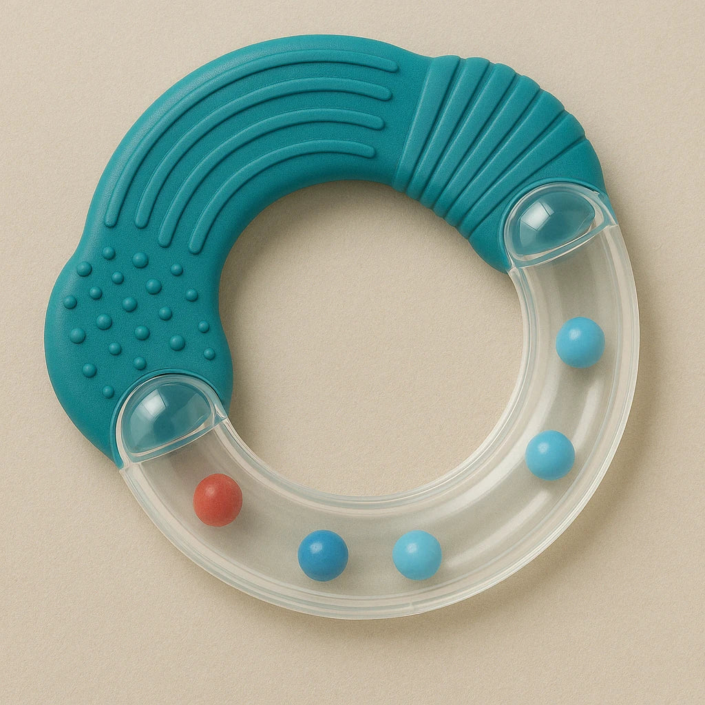 Rainbow Silicone Baby Teether