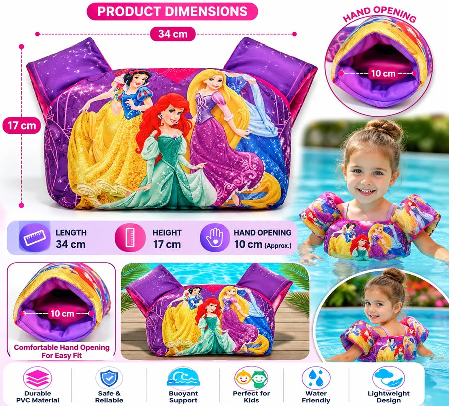 Kids Swim Vest With Arm Floaties Swimming Trainer Floatation Jacket Water Safety Vest Pool Float For Children