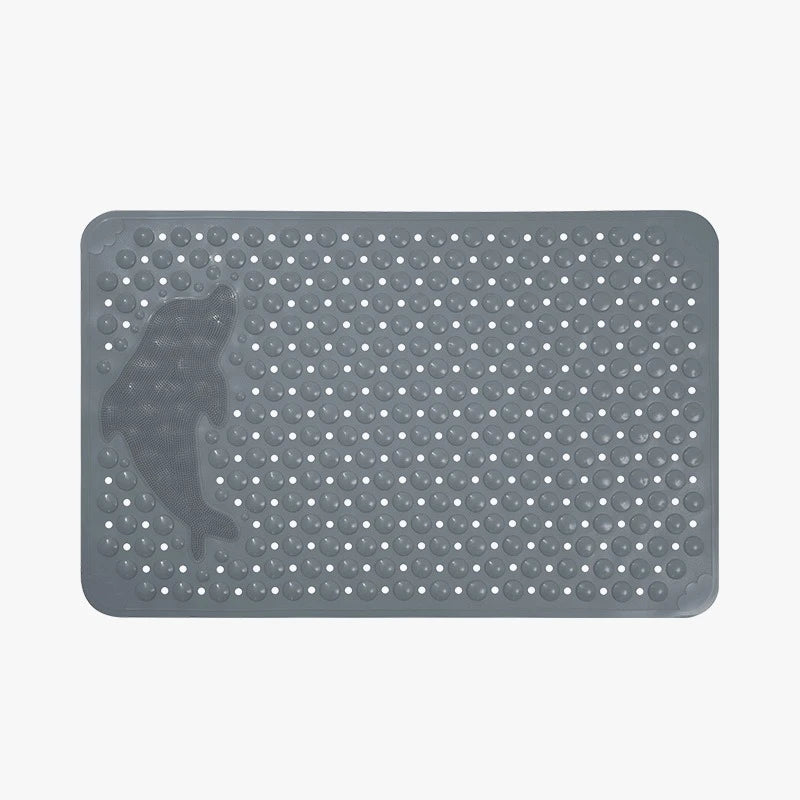 Non-Slip Shower & Bathtub Bath Mat with Suction Cups, Drain Holes & Massage Texture – Bathroom Safety Mat (70 × 34 cm) - Image 11