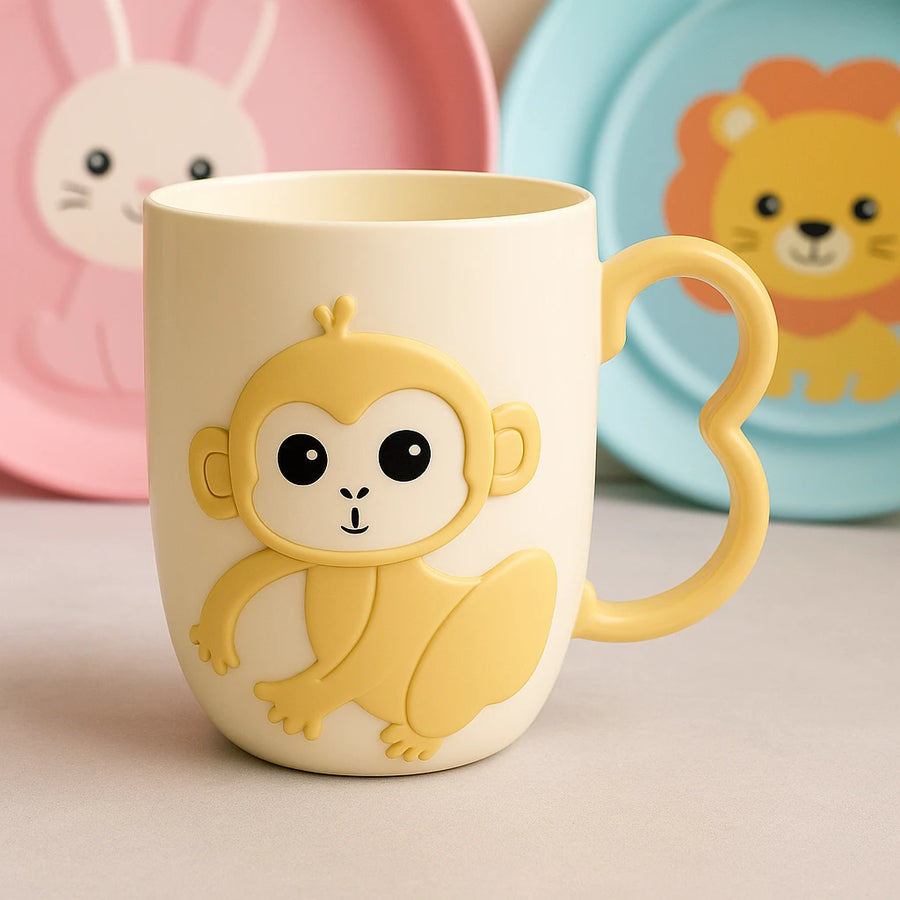 Non Breakable Plastic Monkey Mug
