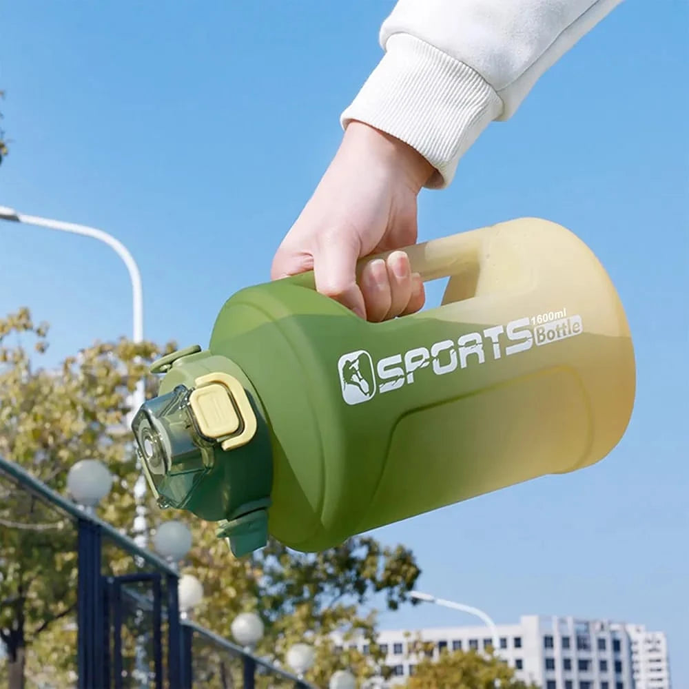Gradient Sports Water Bottle 1.6L Large Capacity Motivational Water Bottle Fitness Gym Outdoor Drinking Bottle - Image 6