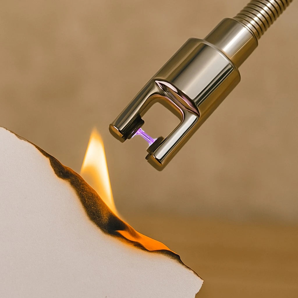 USB Rechargeable Electric ARC Lighter with Flexible Neck | Windproof Plasma Candle BBQ Fireplace Lighter - Image 6