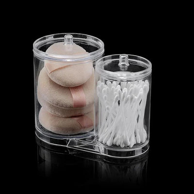 Double Plexi Swab & Cotton Pad Holder