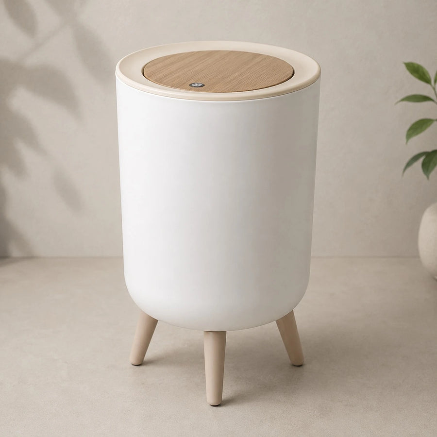 dern Nordic Plastic Storage Bin Trash Can Minimalist Side Table Organizer 22 cm 36.3 cm